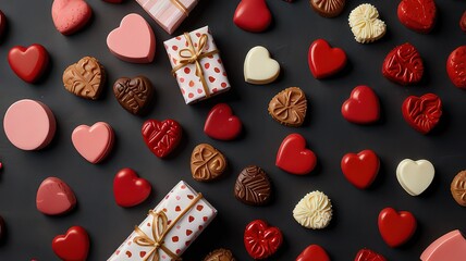 Valentine's Day Chocolates and Gift Boxes