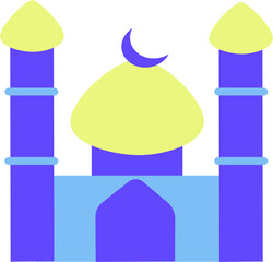 vector illustration of mosque