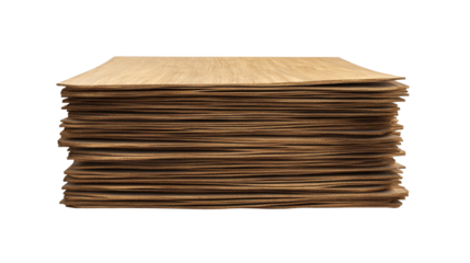 A stack of plywood sheets, Transparent background, PNG file