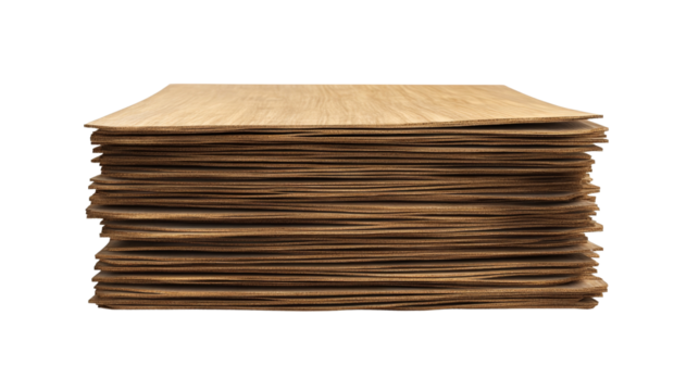 A stack of plywood sheets, Transparent background, PNG file