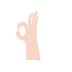 Hand holding phone cartoon element stock. and gesture design element