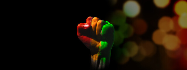 Juneteenth Freedom Day. African heritage . June 19. Celebrate Black Freedom.  