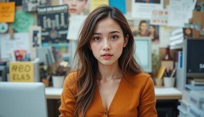 Everyday office life. Mixed media . Mixed media
