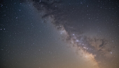 Obraz premium Stary clear night sky. Mixed media 