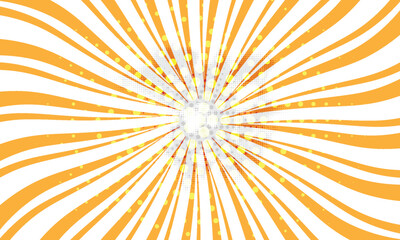 Groovy retro swirl burst, summer and carnival background. eps 10 vector dynamic