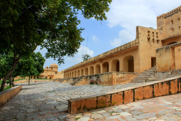 Fototapeta premium Interior of Nahargarh Fort, Jaipur. Rajasthan, India