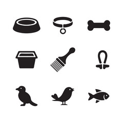 A collection of black and white weather icons, suitable for use in apps, websites, or other digital media.