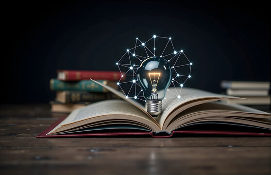 Book and Creative Light Bulb Integration