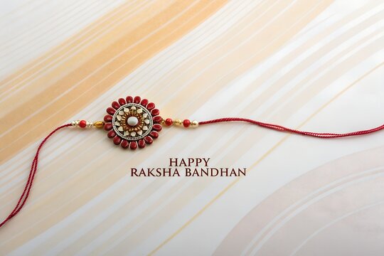 Happy Raksha Bandhan Indian festival celebration cultural background