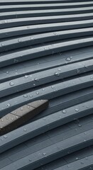 Obraz premium Abstract Background of Gray Metal Texture with Water Stone and Lines