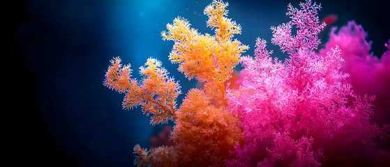 Vibrant Underwater Coral Display
