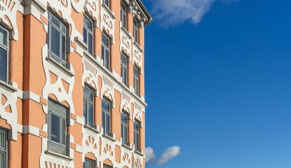 Naklejka premium Charming Residential Architecture in Fougstadts Street, Ila District, Oslo