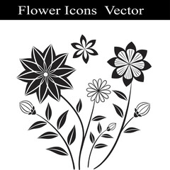 Floral Icons set