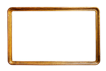 horizontal narrow rounded corner picture frame
