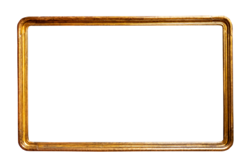 horizontal narrow rounded corner picture frame
