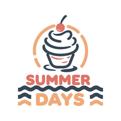 Summer Dessert Cup Logo
