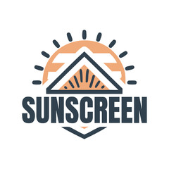 Sunscreen Mountain Shield Logo