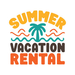 Summer Vacation Rental Logo