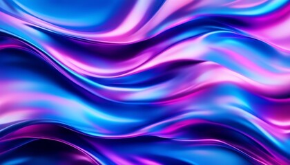Naklejka premium Abstract Fluid Art Vibrant Blue, Pink, and Purple Swirls