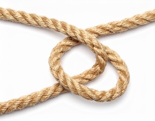 Obraz premium rope isolated on white