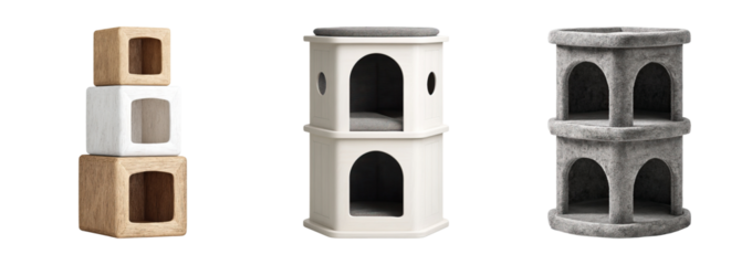 Cat house tower pet furniture cozy pet shelter modern cat condo multi level cat bed soft pet hideout
