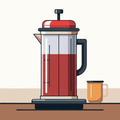 coffee grinder and cup