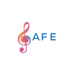AFE letter logo. AFE Music Inspiring Young Minds Through Melody. The Sound of Growth AFE's Musical Journey.
