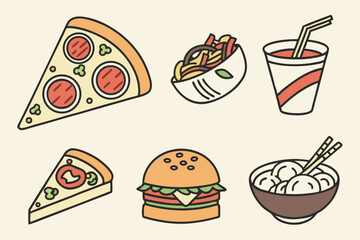 fast food icons