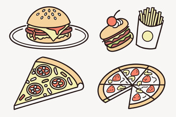 food icons set