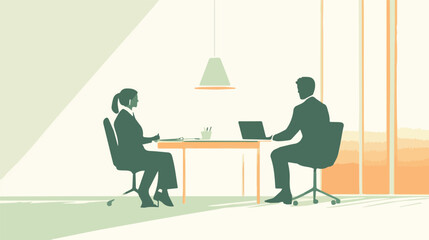 Business meeting interview job interview business discussion workplace communication coworkers colleagues professional discussion office meeting business partners collaboration teamwork brainstorming