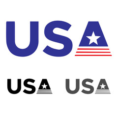 Made in USA logo design Vectoe images