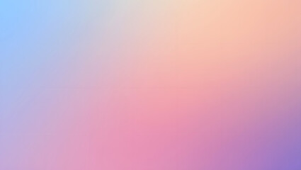 Soft pastel gradient background with pink purple peach and blue colors for design