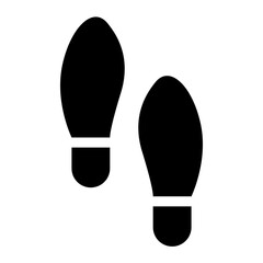 Shoes paw icon print vector silhouette footprint footprint