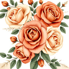 Set of roses