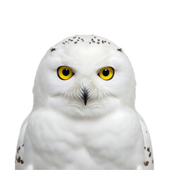 Obraz premium Snowy Owl: Majestic Bird Portrait, Wildlife Photography