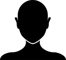 Vector silhouette of a woman