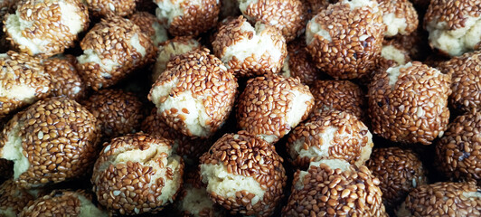 Til ladoo or Sesame Laddu or Rewri balls