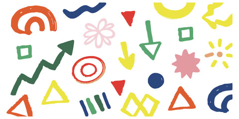 music word made of colorful splashes