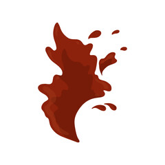 Chocolate Splash and Droplet Elements