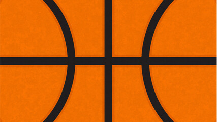 Orange basketball banner background, basketball texture
