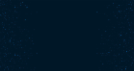 Digital technology background. Digital data dots blue pattern pixel background