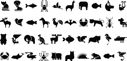 Collection of Animal Silhouettes