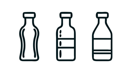 vector illustration of bottle