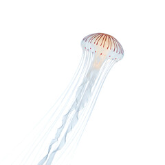 Mesmerizing Pixel Art Jellyfish: Underwater Digital Creation