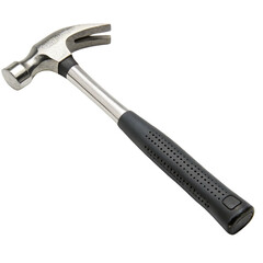 Heavy-duty hammer isolated on white background ideal for carpentry construction and DIY home tasks
