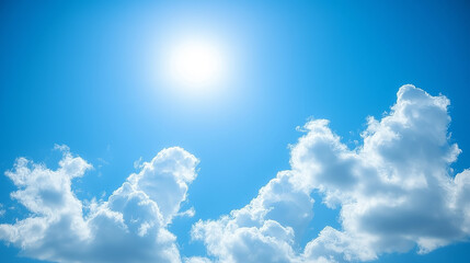 Expansive clear blue sky with wispy white clouds, panoramic view, natural sunlight gradient, f/8.0, serene atmosphere --chaos 30 --ar 16:5 --raw