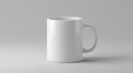 Blank white coffee mug mockup template for design presentation branding identity corporate advertising