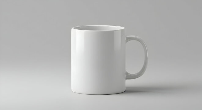Blank white coffee mug mockup template for design presentation branding identity corporate advertising