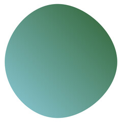 Tosca green gradient and dark green in organic circle