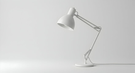 Modern Minimalist White Desk Lamp Office Study Workspace Lighting Home Decor
